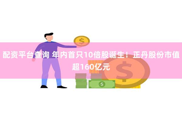 配资平台查询 年内首只10倍股诞生！正丹股份市值超160亿元