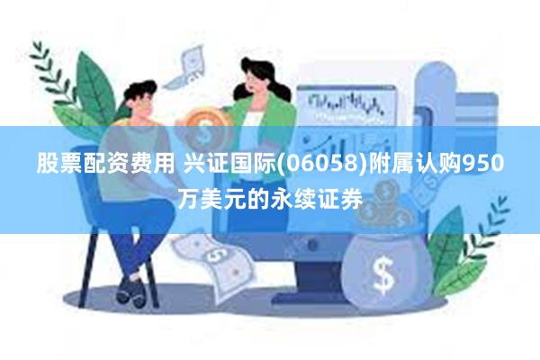 股票配资费用 兴证国际(06058)附属认购950万美元的永续证券