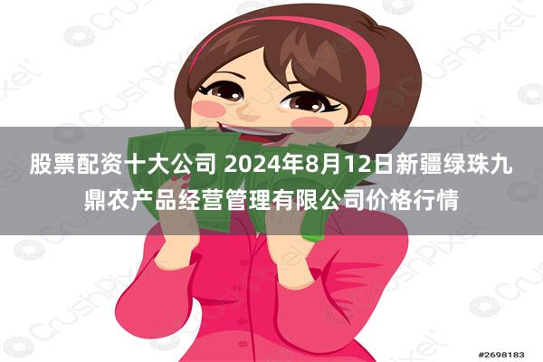 股票配资十大公司 2024年8月12日新疆绿珠九鼎农产品经营管理有限公司价格行情