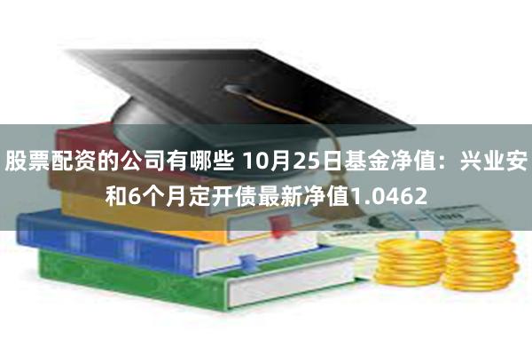 股票配资的公司有哪些 10月25日基金净值：兴业安和6个月定开债最新净值1.0462